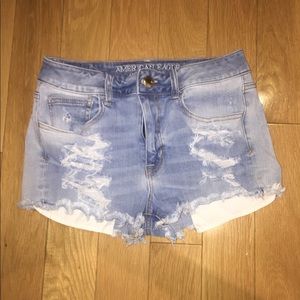 AEO high rise shorts